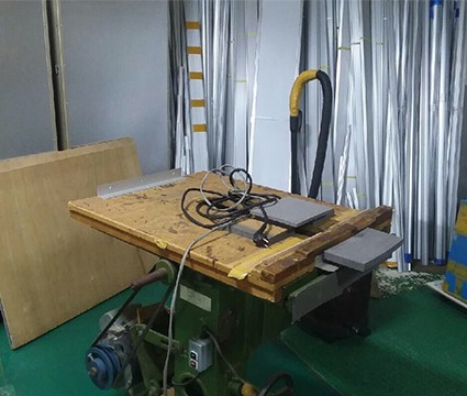 가방 제작 공장 생산라인 산업용 케이스 현대가방